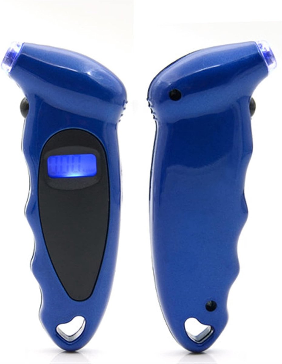 Digitale Bandenspanningmeter - Luchtdrukmeter Barometer - Veilig Rijden - Nauwkeurige Metingen - 0-150 PSI - Zwart
