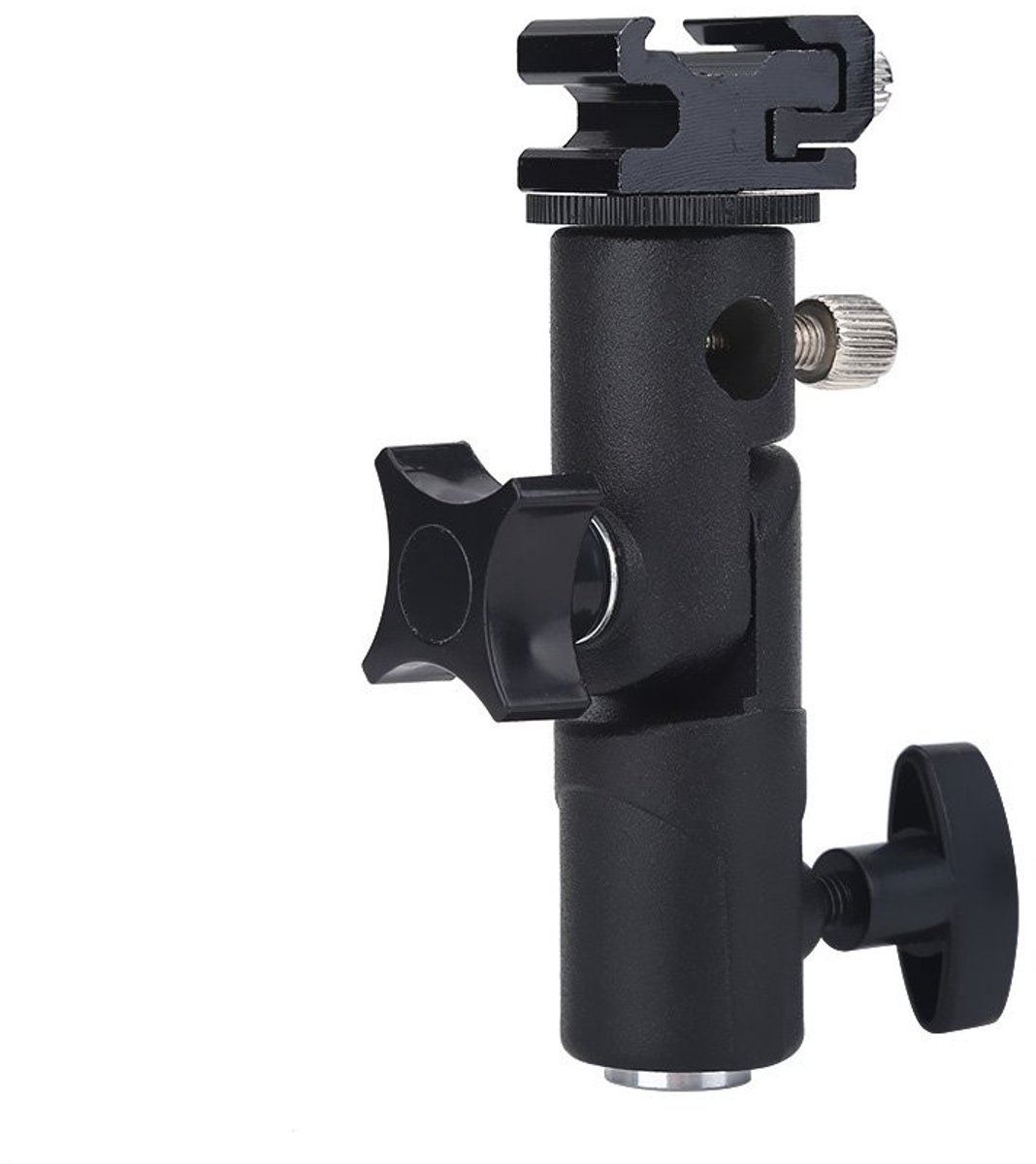 Dailygoods - flitsstatiefhouder - universele camera houder - uitstekende stabiliteit - aluminium - flitsen - eenvoudig te monteren - geschikt voor stu...