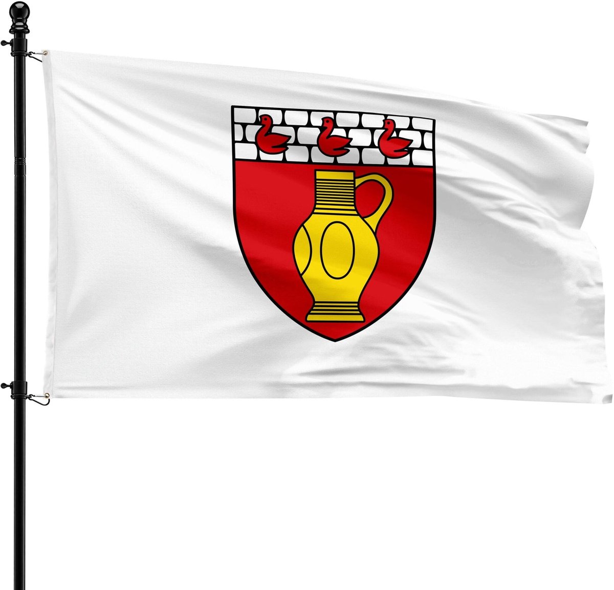 Dailygoods - Gemeente Raeren Vlag - 90 x 150 cm