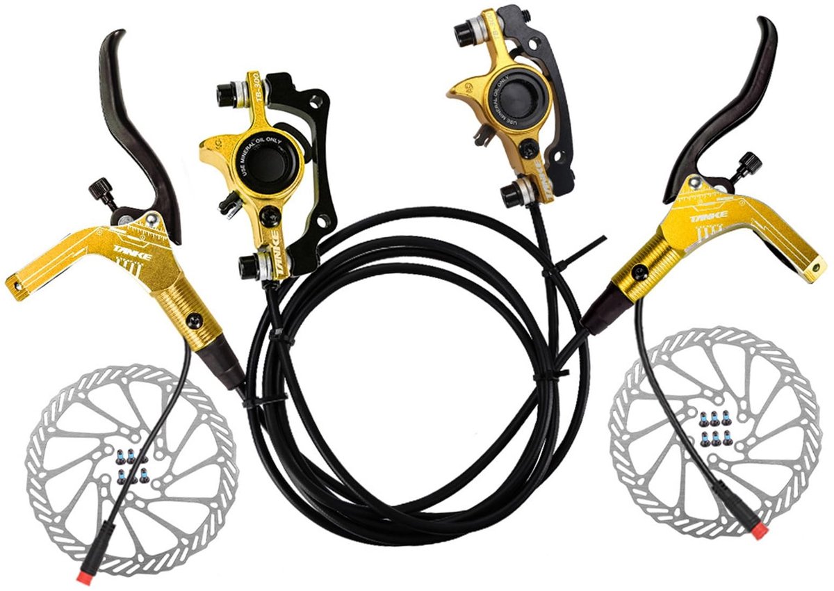 Dailygoods - Hydraulische Schijfremset voor E-Bikes met 160 mm Rotoren