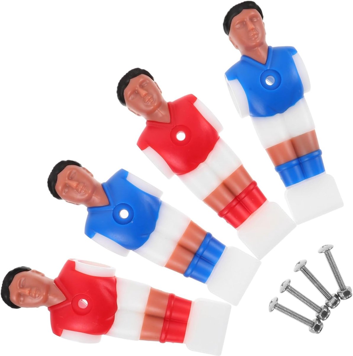 Tafelvoetbal Figuren - Pionnen Set - Competitie Spelen - Realistische Vorm - 2 Sets - Diverse Kleuren