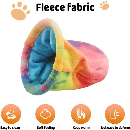 Dailygoods- Slaapzak Hamster - Zachte Fleece - Schuilplaats voor van Dailygoods — afbeelding 5
