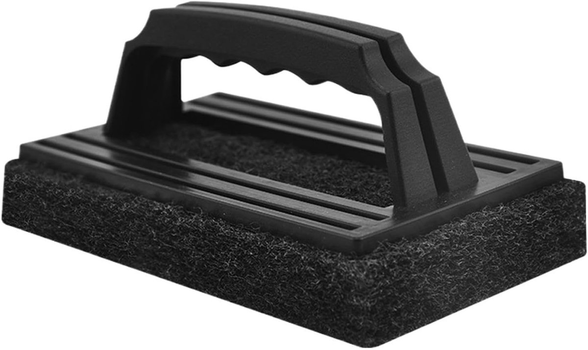 Bakplaat Schuurpads Keuken Schuurblokjes Grill Reinigen Ergonomisch Handvat 15 cm Lengte Grijs