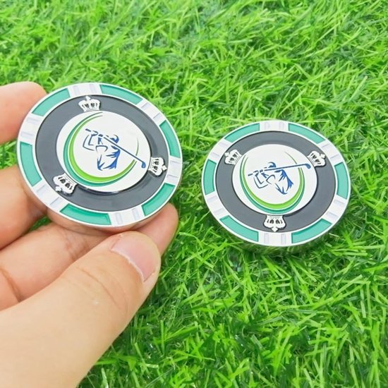 Golfrand Helling Lezer - Nauwkeurig Hulpmiddel - Verbeteren Putting - Dubbelzijdig Ontwerp - 5 x 5 x 1 cm — afbeelding 2