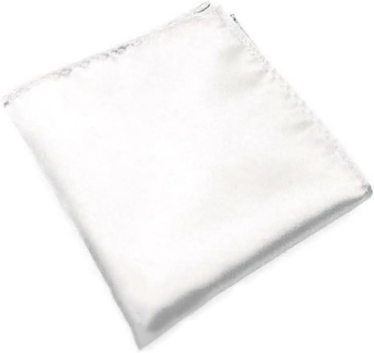 Heren Zakdoeken - Elegante Stofdoeken - Feestelijke Gelegenheden - Zacht Comfortabel - 22x22 cm - Wit