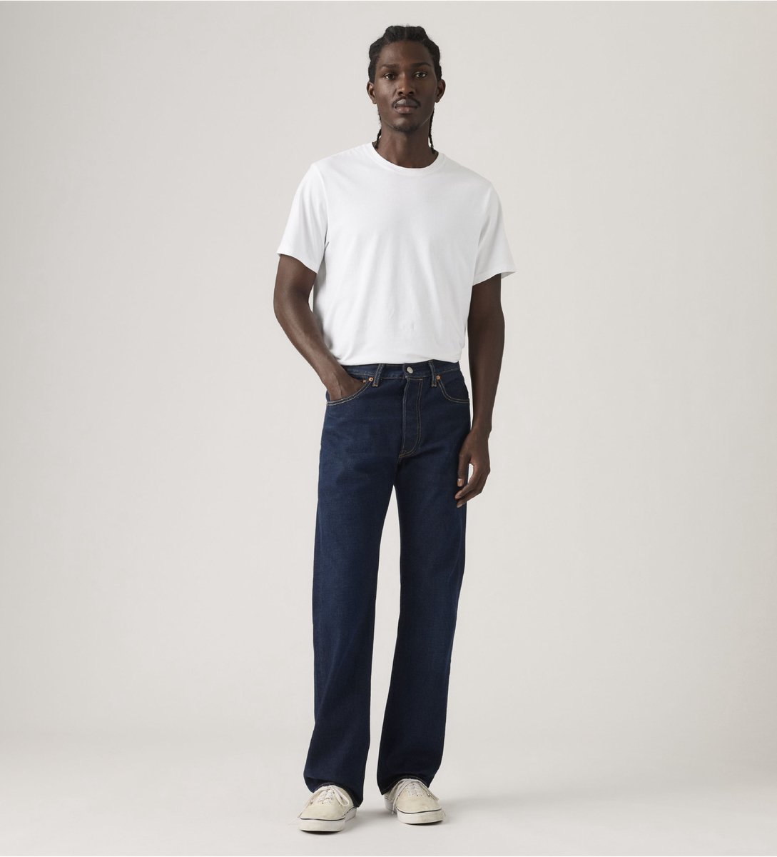 Levi’s 501 Broek Dark Indigo W 32 L 34 Heren Jeans Blauw
