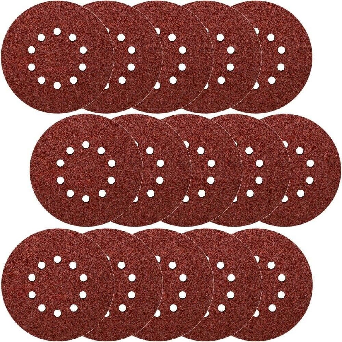 Klittenbandschijven - Schuurschijven - Slijpen en polijsten - 10 gaten systeem - Ø 225 mm - Niet gespecificeerd