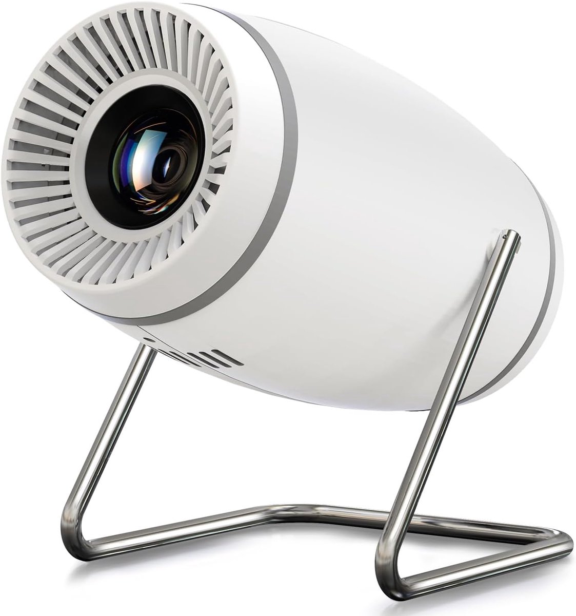 Mini Beamer - Draagbare Projector - Thuisbioscoop Creëren - 180 Graden Draaibaar - Tot 130 Inch - Wit