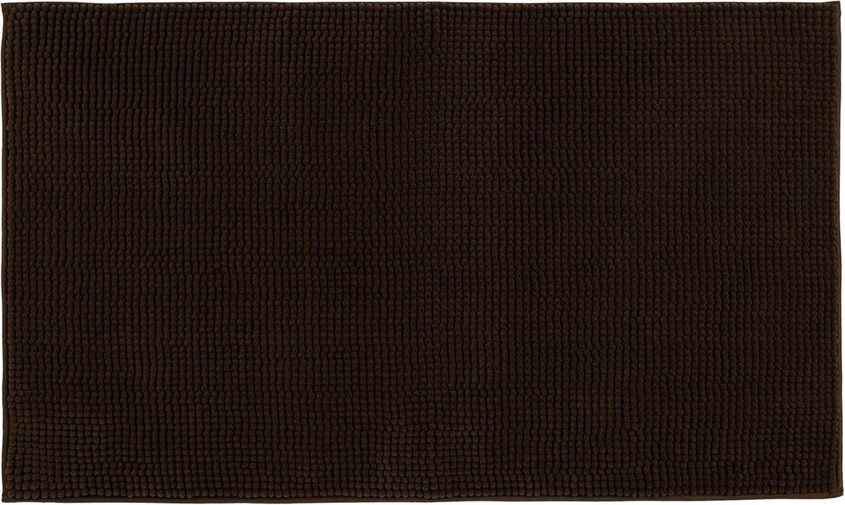 Antislip badmat - Superzachte microvezel 60 x 100 cm - Mokka kleur