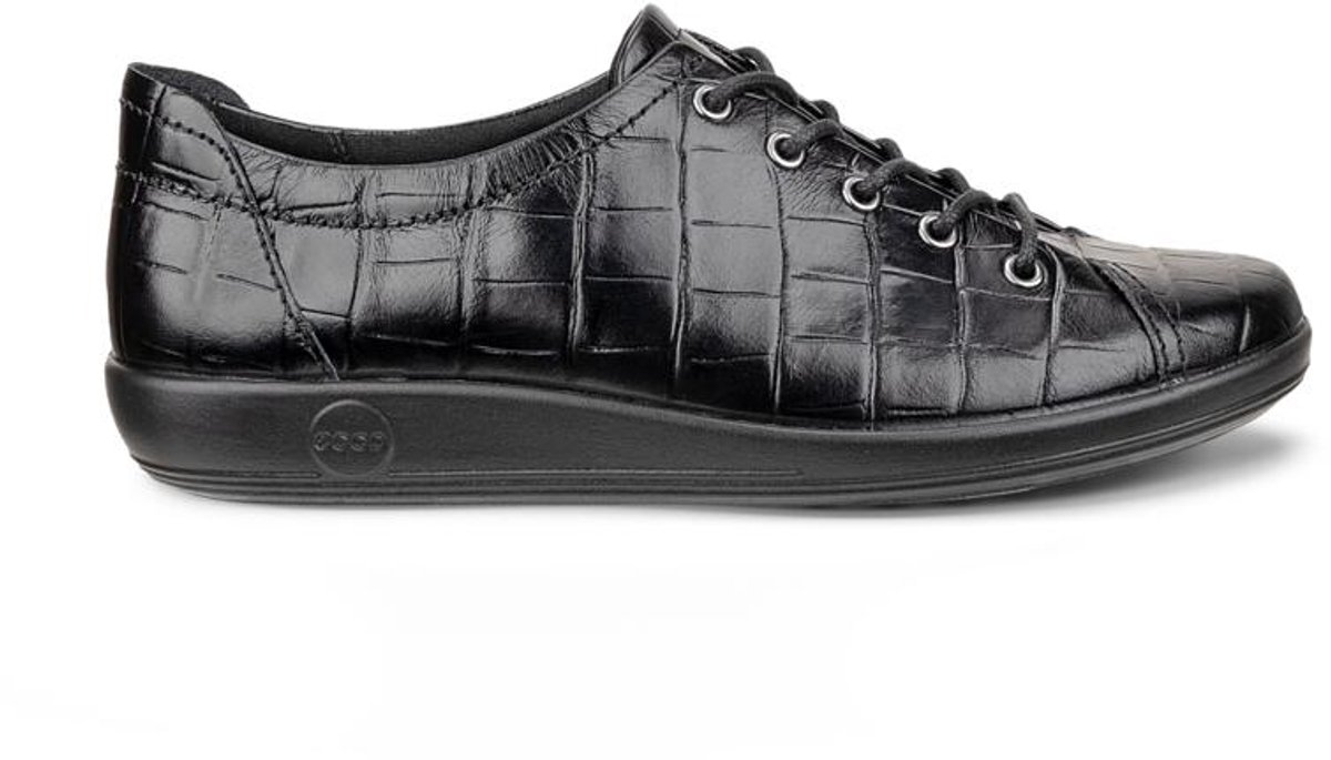ECCO ECCO SOFT 2.0 Dames Veterschoenen - Zwart