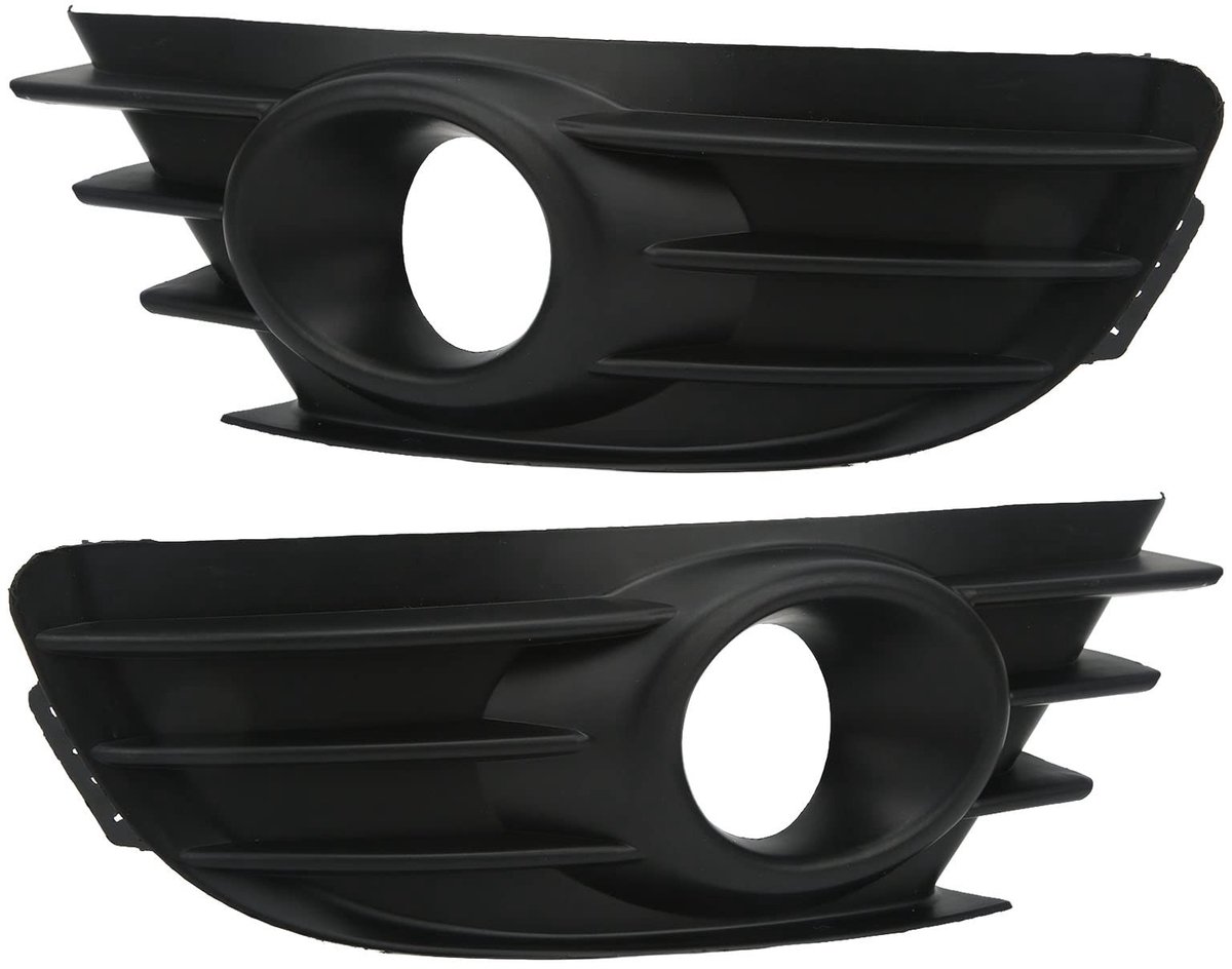 Dailygoods - Voorbumper Mistlamprooster Zwarte Afdekking, Vervanging voor C4 2004-2008, met Premium ABS-materiaal, Bescherming Tegen Krassen, Eenvoudig Te Installeren