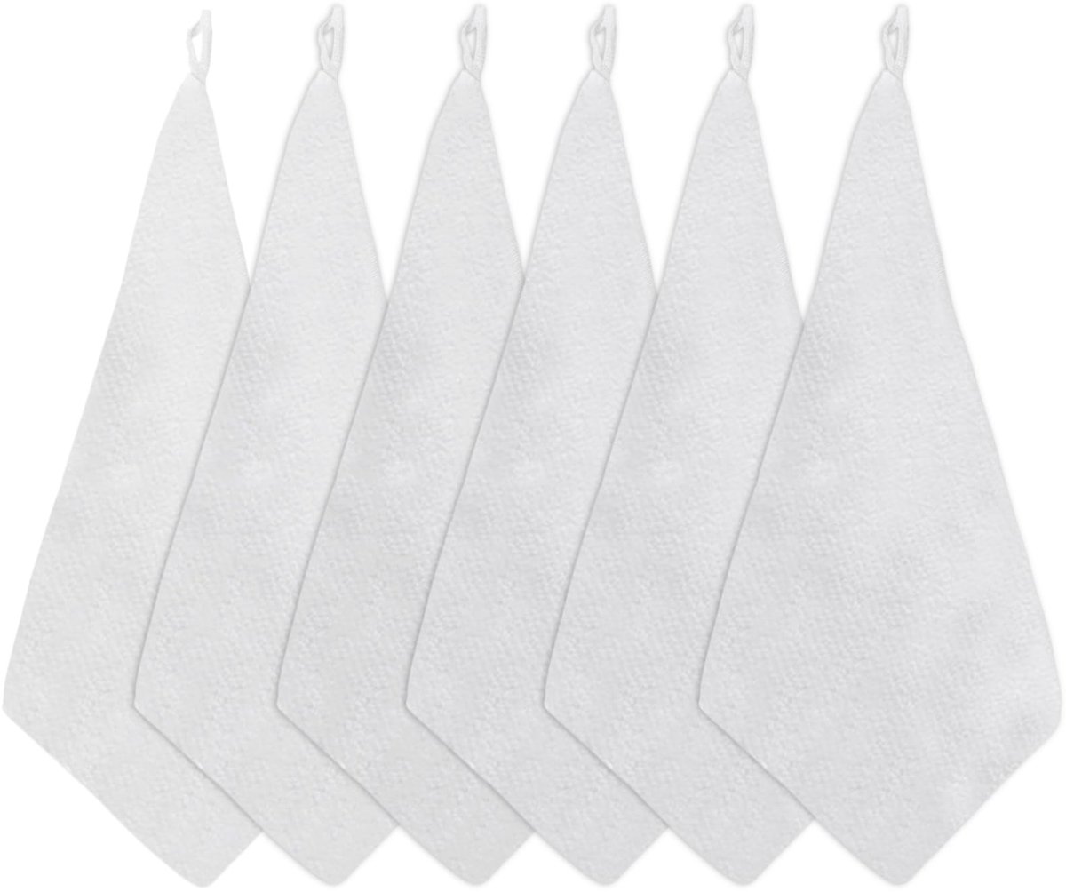Dailygoods- Reinigingsdoeken 6 stuks - Microvezel - 30 x 30 cm - Herbruikbaar - Wasbaar - Huidvriendelijk - Gezichtsdoekjes