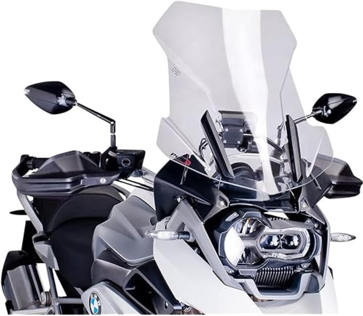 Motor Windscherm - Touringschijf Deflector - Comfortabel Rijden - Verhoogde Bescherming - 3mm Acryl - Transparant