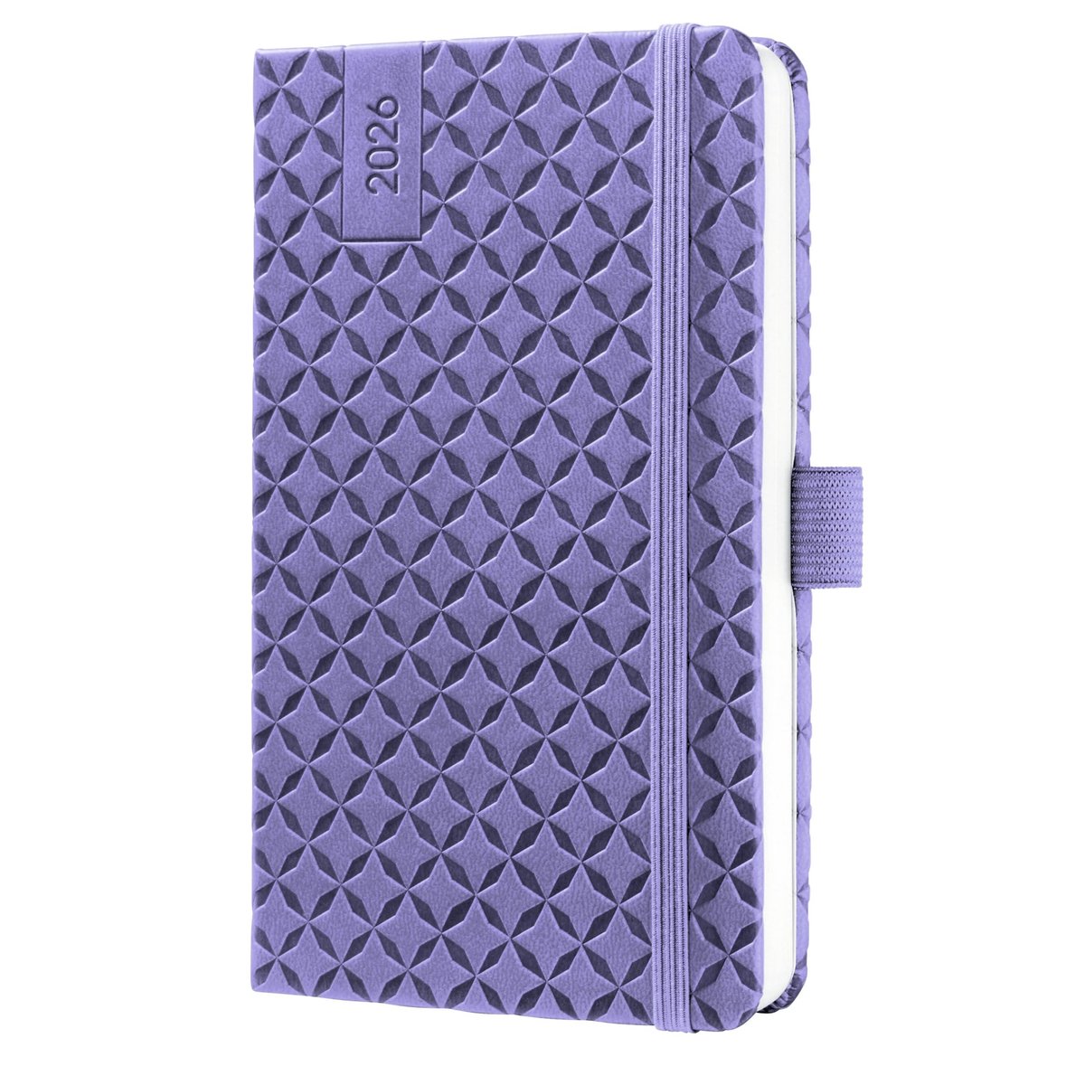 Dailygoods- Agenda 2026 - Weekplanner A6 - Hardcover - Paars - Veel informatiepagina's - Creatieve organisatie - Planner