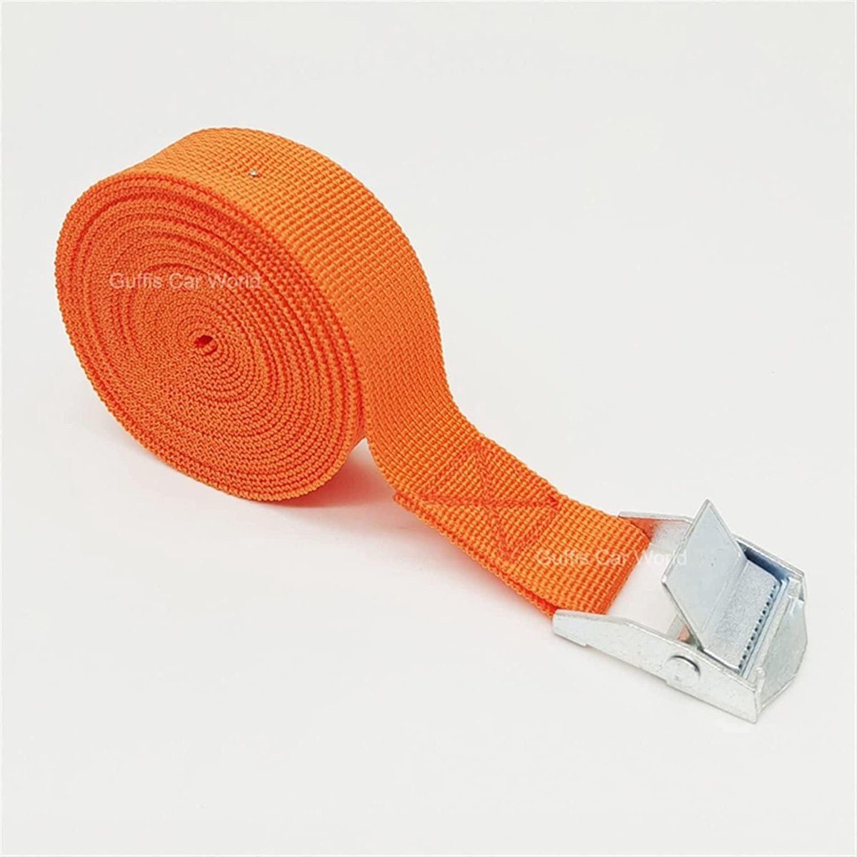 Vastsjorbanden - Spanbanden Ratelriem - Bagage Vervoeren - Hoge Werkbelasting - 2 Meter - Oranje