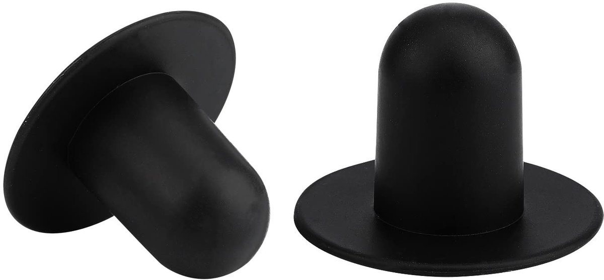 Dailygoods- Zwembadplug Vervanging 2 Stuks - Compatibel met Intex/Bestway - Filterpompzeefgatplug - Rubber - Handig voor Bovengronds Zwembad - Zwembadstopper