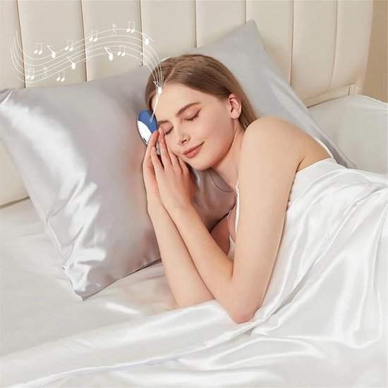 Onderkussen Speaker - Slaap Geluidsmachine - Slaap Verbeteren - Zachte Geluidsgolven - 10 cm - Blauw — afbeelding 4