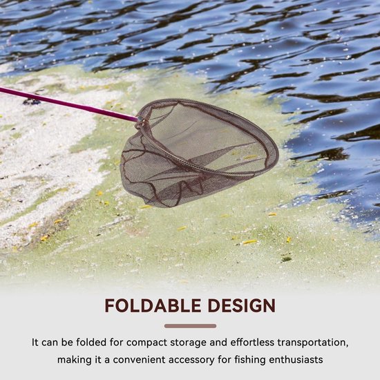 Dailygoods - Opvouwbaar Schepnet voor Vissen - Perfect voor Garnalen en Rivierkreeften van Dailygoods — afbeelding 4