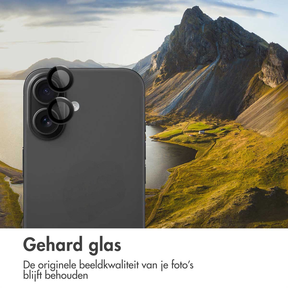 imoshion Camera Lens Protector - Geschikt voor Apple iPhone 17 / 16 Plus / 16 - 2 Pack - Zwart — cadeau in Cadeau-ideeën - foto 4