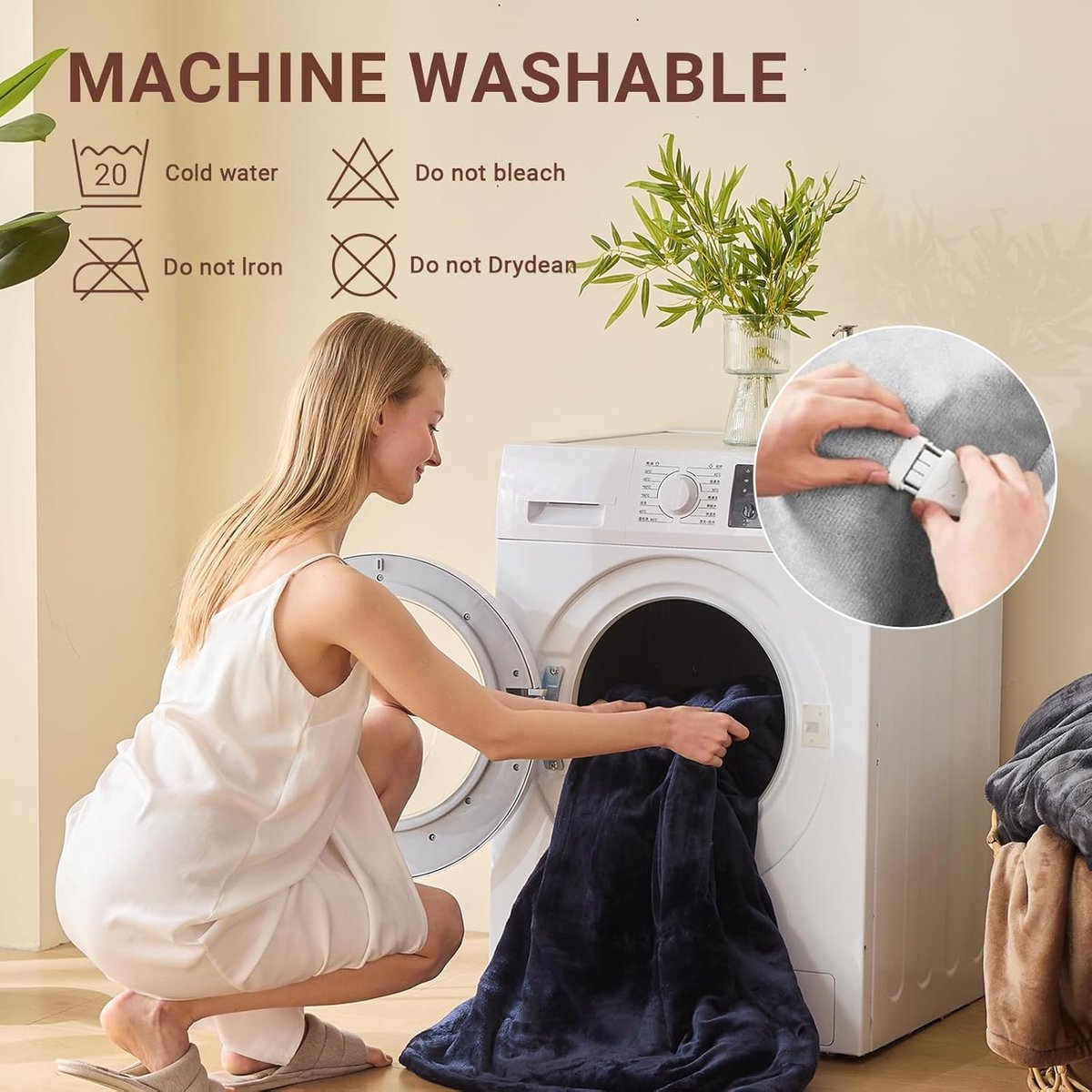 Elektrische Deken - Warmtedeken - Ontspannen op de bank - Automatische Uitschakeling - 150 x 180 cm - Tibetaans — cadeau in Wonen & Interieur - foto 5