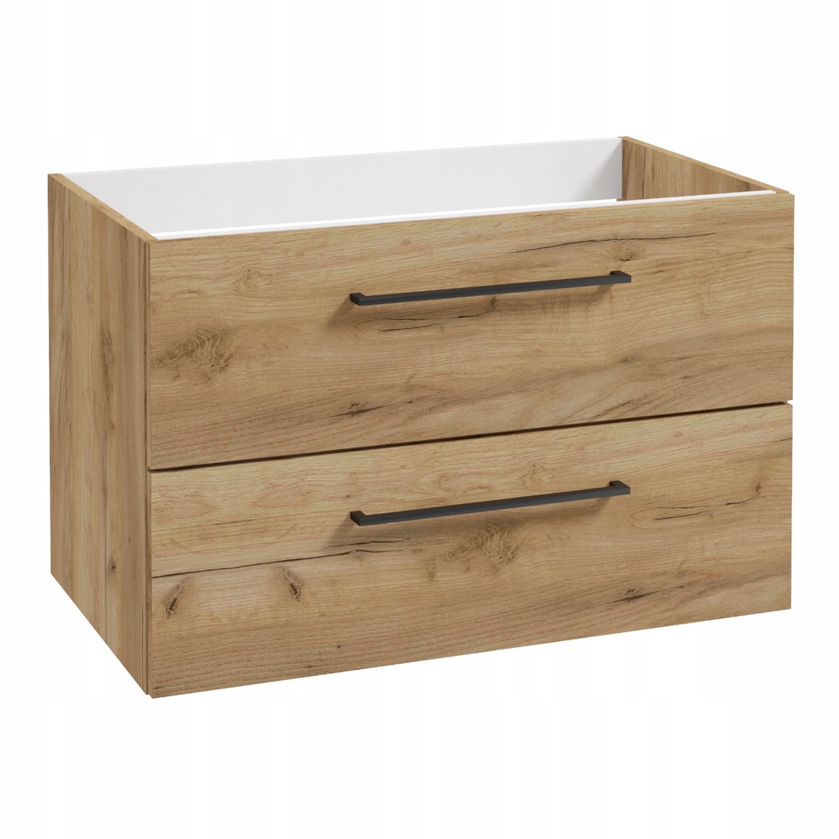 STAMAR - Badkamerkast voor onder de wastafel 70 cm hangend met 2 lades en soft-close - wastafelonderkast - badkamermeubel