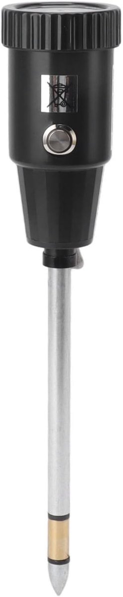Bodemtester PH Vocht - PH-meter Vochtigheid - Plantenverzorging Tuin - Geen Batterij Vereist - 26.5cm Lengte - Zwart