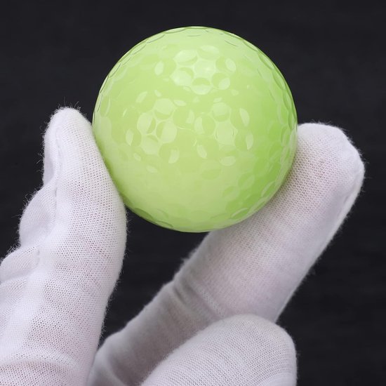 Allecto Plus - Glow in the Dark Golfballen - Set van 12 stuks - Nacht Golfballen - Lichtgevende Trainingsballen van Allecto Plus — afbeelding 3