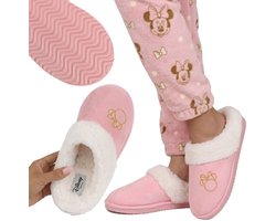 Minnie Mouse Disney sloffen voor dames - poederroze