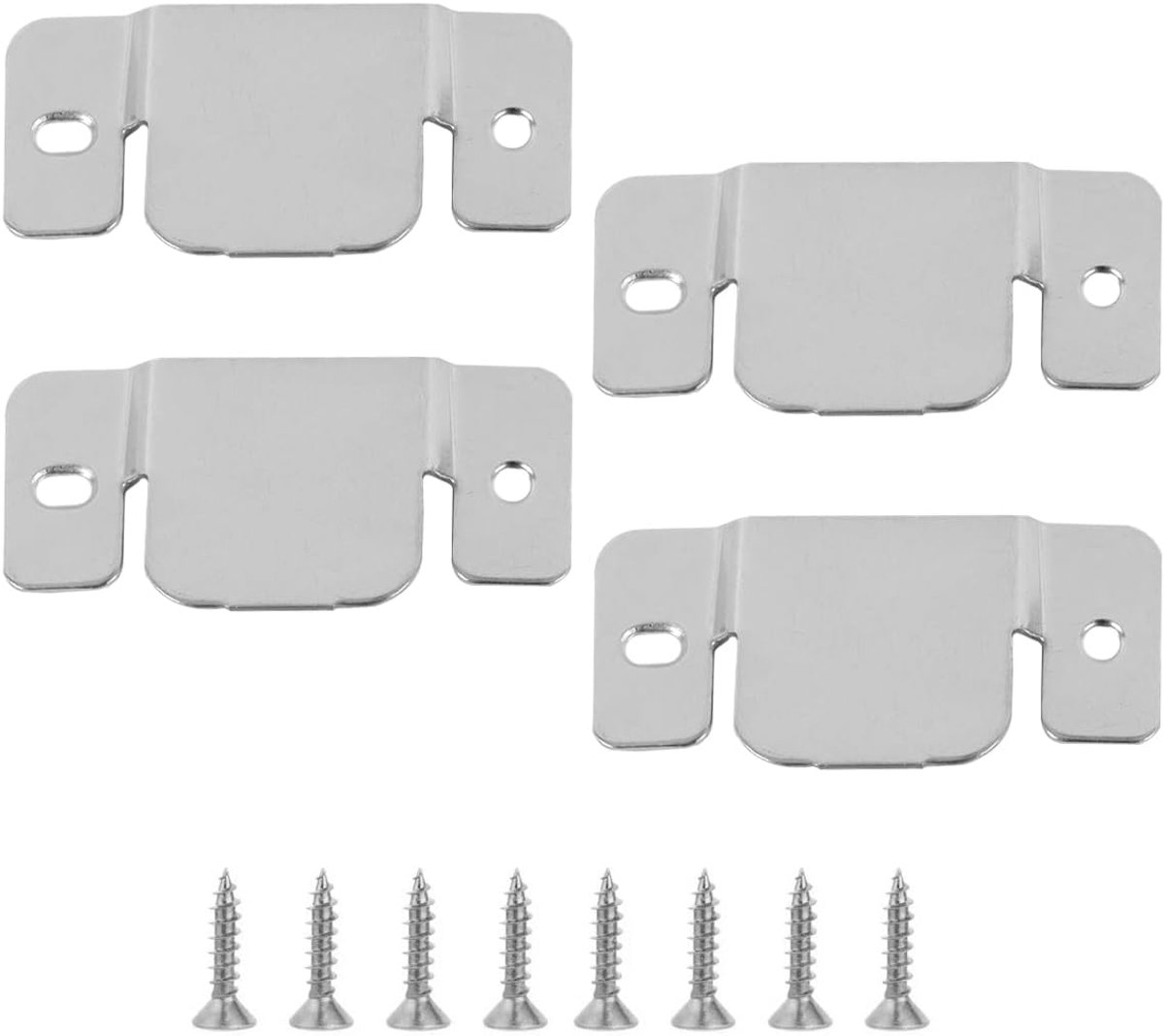Bank Connectoren - Meubelkoppelingen Bank - Bank Stabiliseren - Roestvrij Staal - 95x38 mm - Zilver