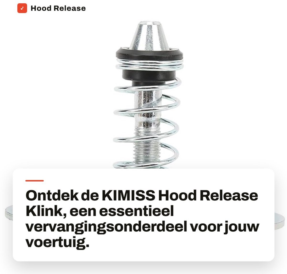 Dailygoods- Hood Release Klink - Bovenste Motorkapvergrendeling - Vervanging voor E46/E52/E53 - Schokbestendig - Duurzaam ABS-Materiaal - Verbeterde Veiligheid