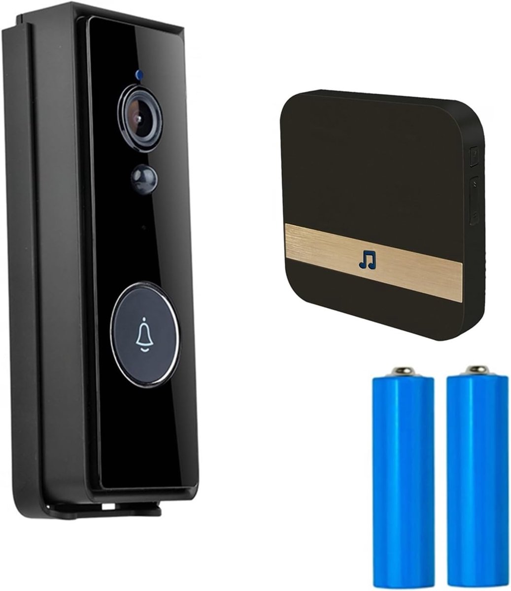 Videodeurbel - Slimme bel - Bezoekers zien - 1080P HD Kwaliteit - 2600mAh Batterij - Optie 2