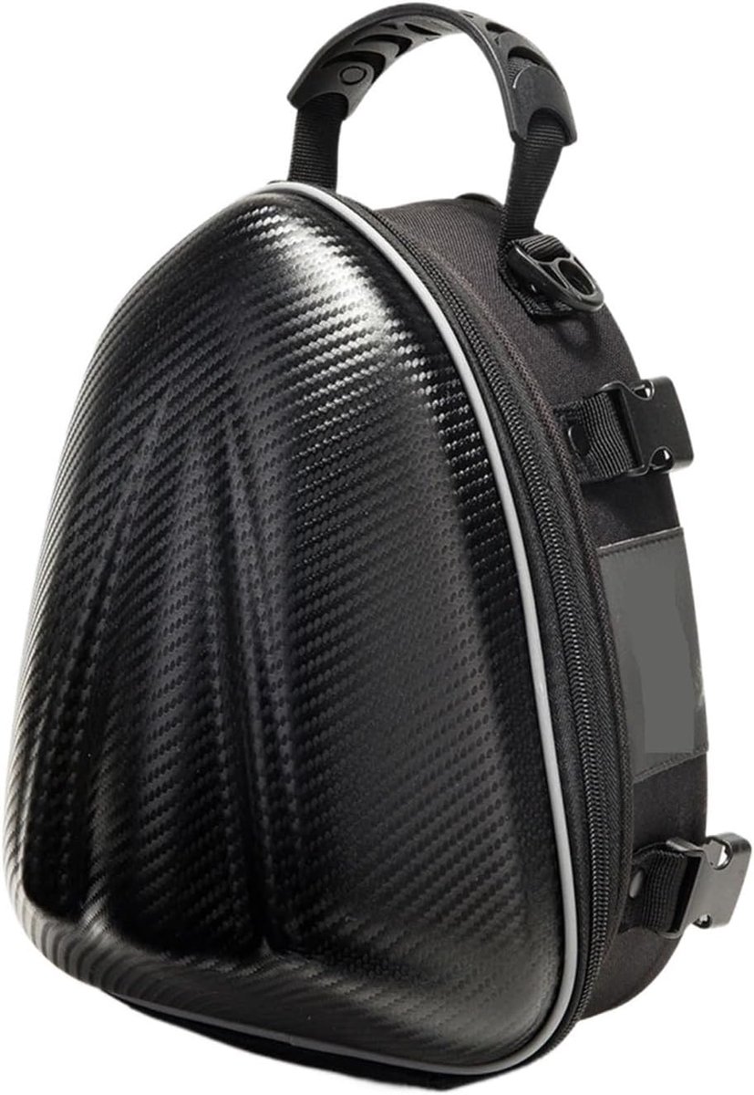 Motorfiets achtertas - Bagagedrager tas - Motor reizen - Waterdicht hard-shell - 28x22x18 cm - Zwart