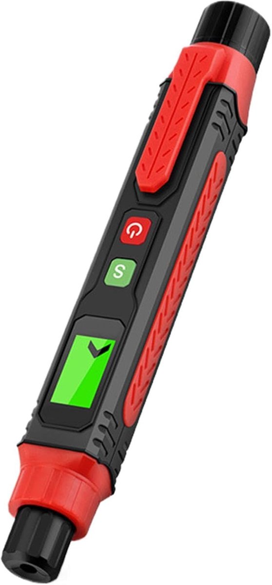 Gaslekdetector - Gasmelder Lekdetector - Veiligheid Thuis - Akoestisch Visueel Alarm - 16.2 cm - Zwart