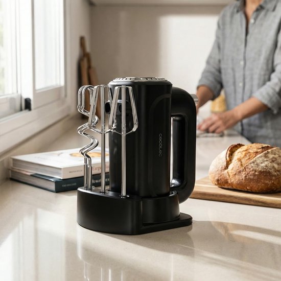 Handmixer - Keukenmixer - Bakken en Koken - 5 Snelheden - 300 Watt - Zwart — afbeelding 3