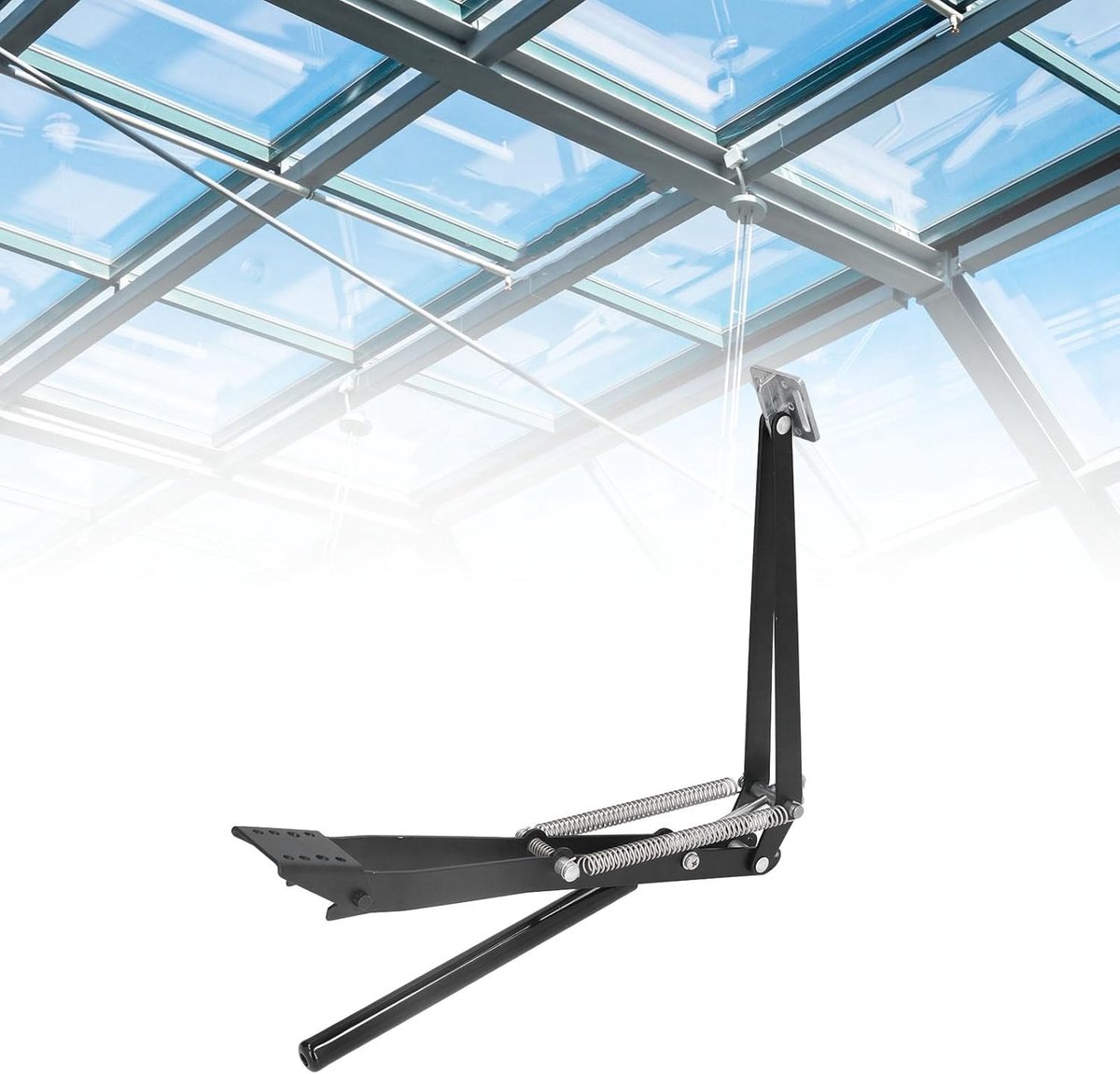 Automatische Raamopener - Ventilatie Tool - Kas Temperatuur Regelen - Zonne-energie Aangedreven - Tot 7kg - Aluminium