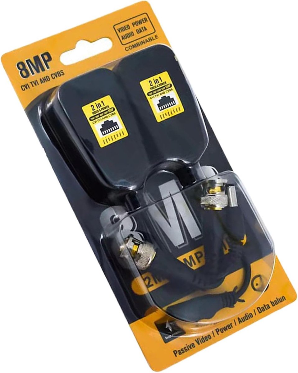 Video Zender Ontvanger - Camera Adapter - Beeldoverdracht - Geen extra apparatuur - 18 cm - Meerkleurig