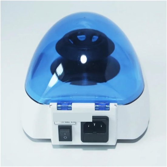 Laboratoriumcentrifuge - Mini centrifuge - Laboratoriumwerk - Stille technologie - 6000 tpm - Wit — afbeelding 2