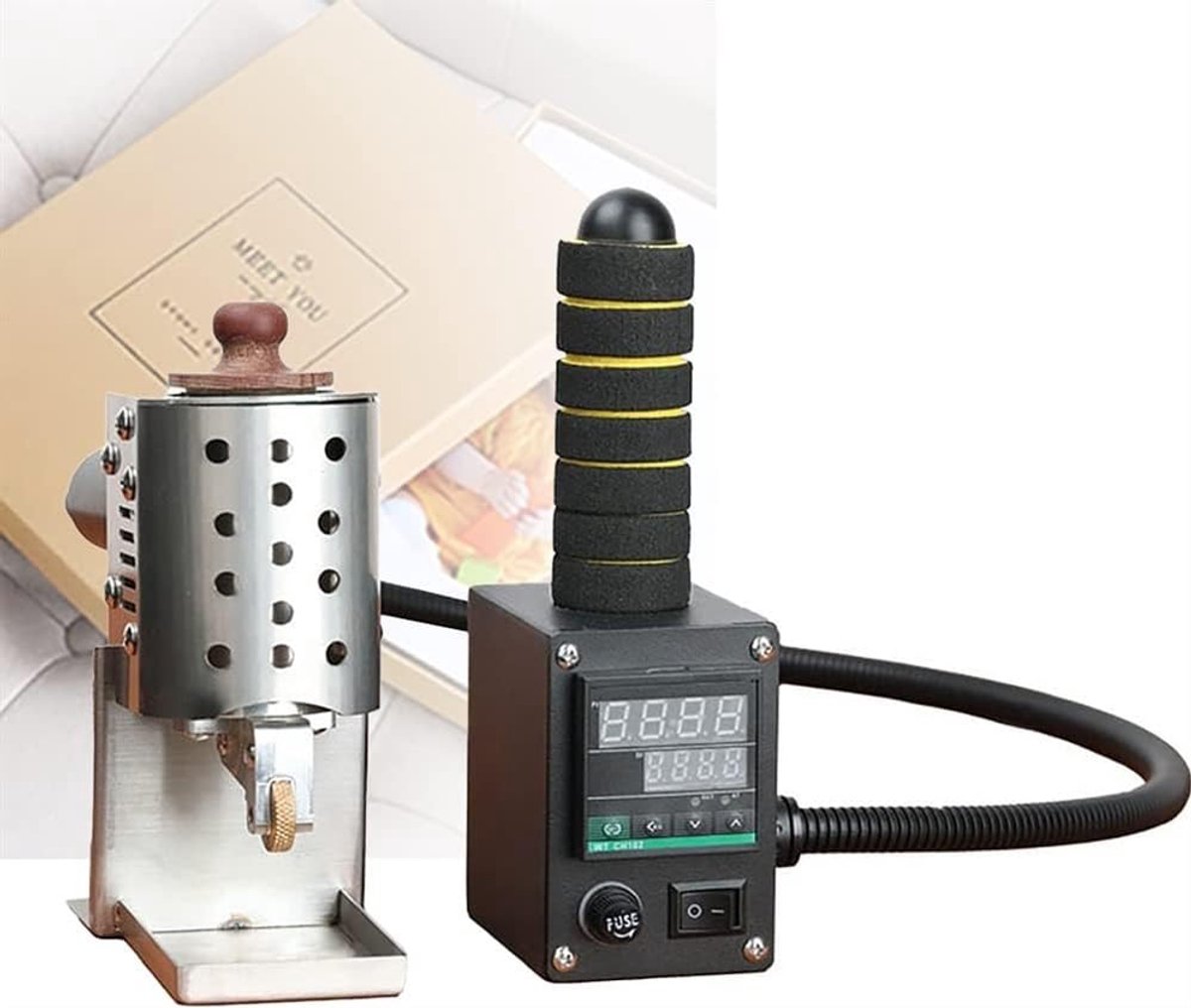 Hete Lijmpistool - Rolmachine Lijm - Materialen Verlijmen - Digitale Temperatuurregeling - 50ml + 5mm - Zwart