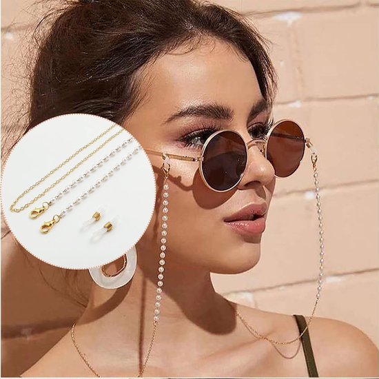 Solidchoice- Zonnebril Ketting Hoogwaardig Materiaal - Brillenkoord Kralen - Klassieke Stijl - Lichtgewicht - Stevig - Herbruikbaar van Solidchoice — afbeelding 4