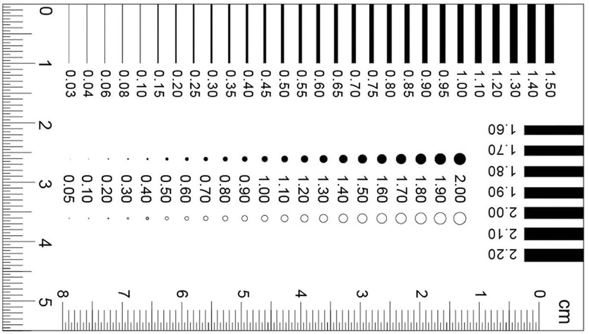Diktemes Meetapparaat - Spleetmeter Liniaal - Nauwkeurig Meten - Dubbelzijdig Ontwerp - 98 x 55 cm - Transparant