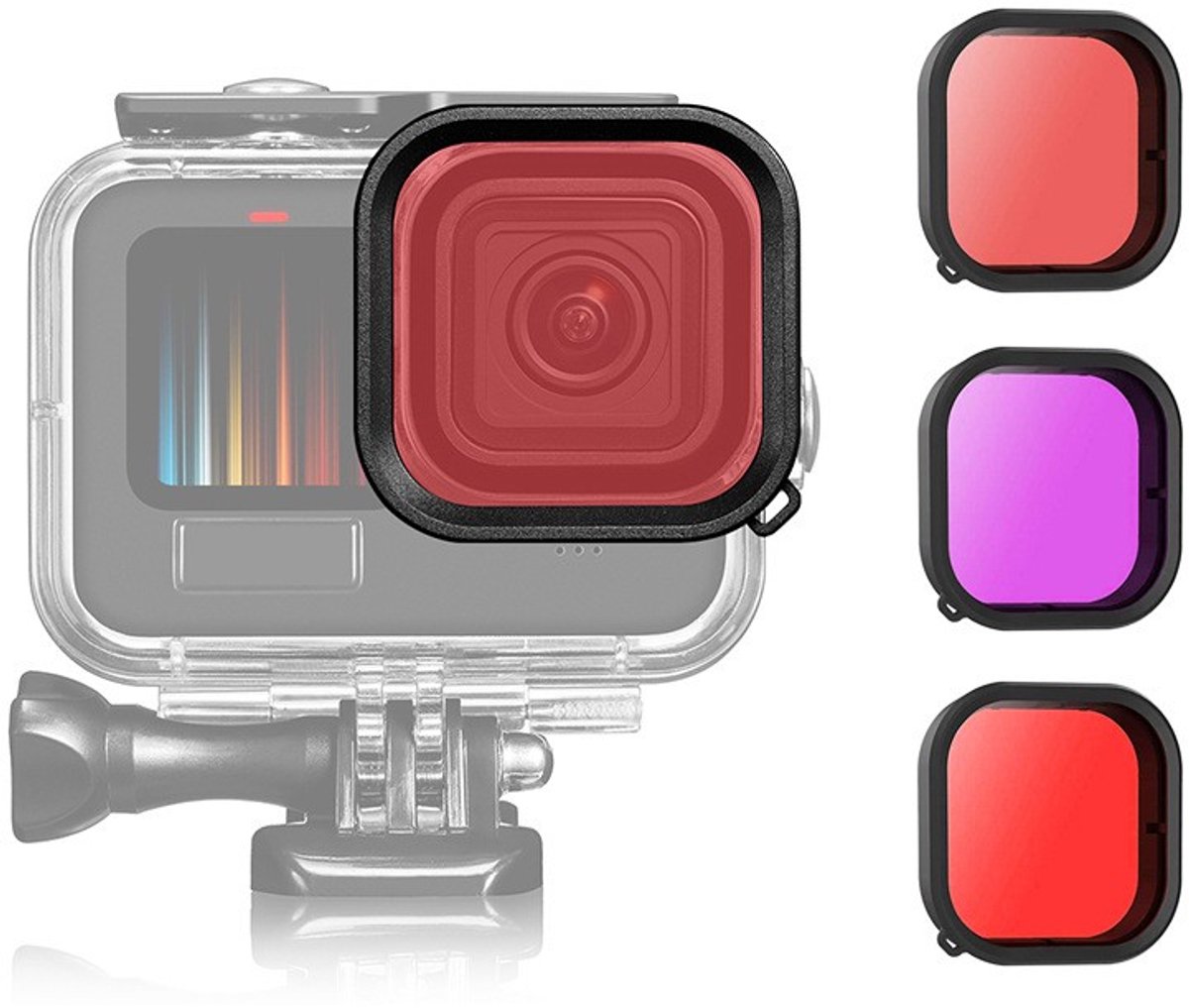 Waterdicht duikfilter voor GoPro Hero 11/10/9