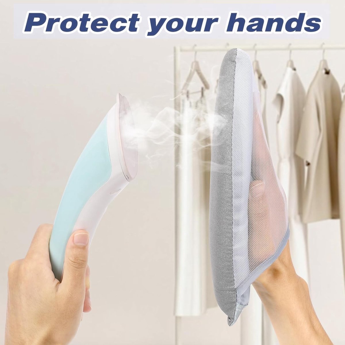 Dailygoods- Stoomhandschoenen - 2 Paar - Warmte-isolerend - Ademend - Stoomstrijkijzer - Strijkhandschoen met Vingerring - Bescherming tegen Hitte - Strijkhandschoenen