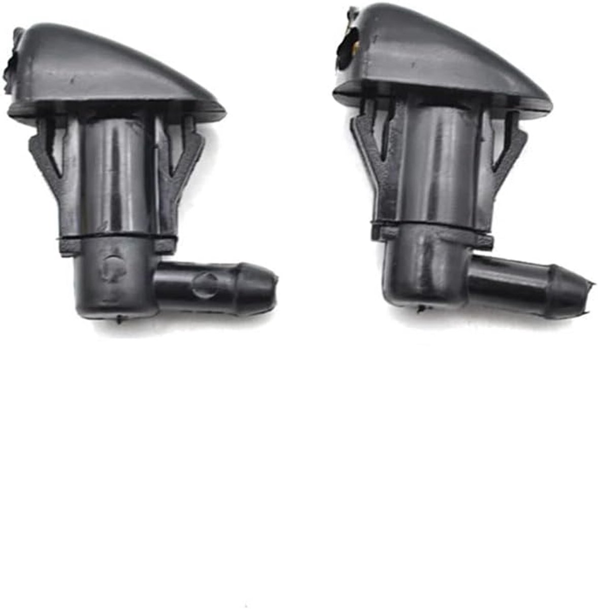 Ruitensproeiers Auto - Sproeiers Voorruit - Schoon Zicht - ABS Materiaal - 2 stuks - Zwart