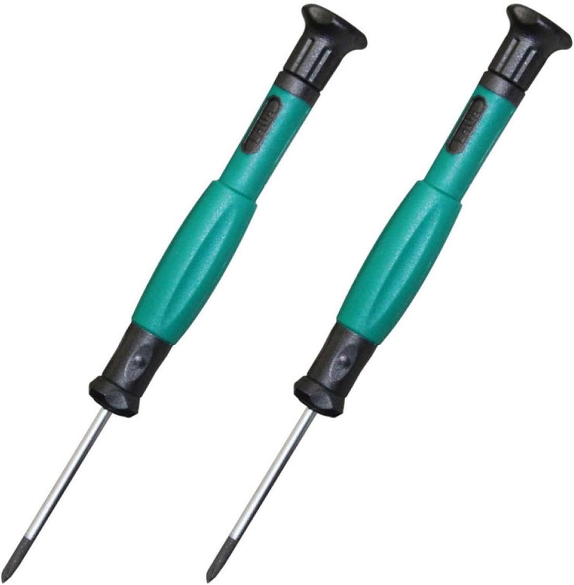 Precisie Schroevendraaiers - Micro Set - Delicaat Werk - Gehard Staal - 2 Stuks 3mm - Groen