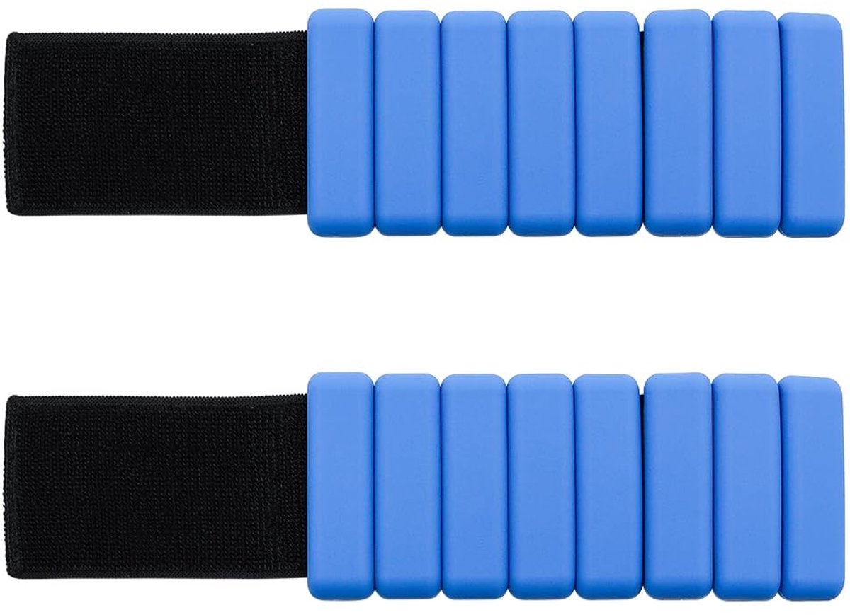 Dailygoods- Gewichtsmanchetten 1 kg - Draagbaar - Verstelbaar - Siliconen - Voor yoga/dans/hardlopen - Comfortabel en huidvriendelijk - Polsgewichten