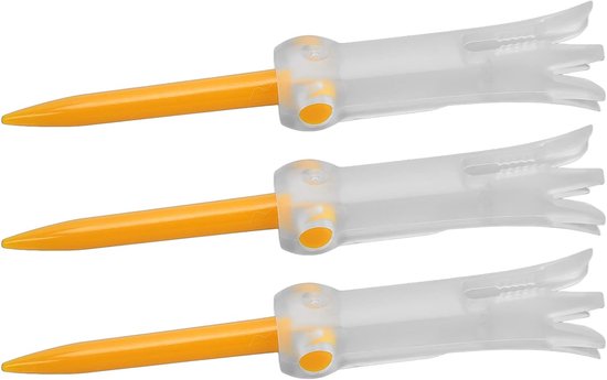 Golf Tees - Opvouwbare Tees - Golf Training - 6-klauw Ontwerp - 85 mm - Oranje van GOLF — afbeelding 4