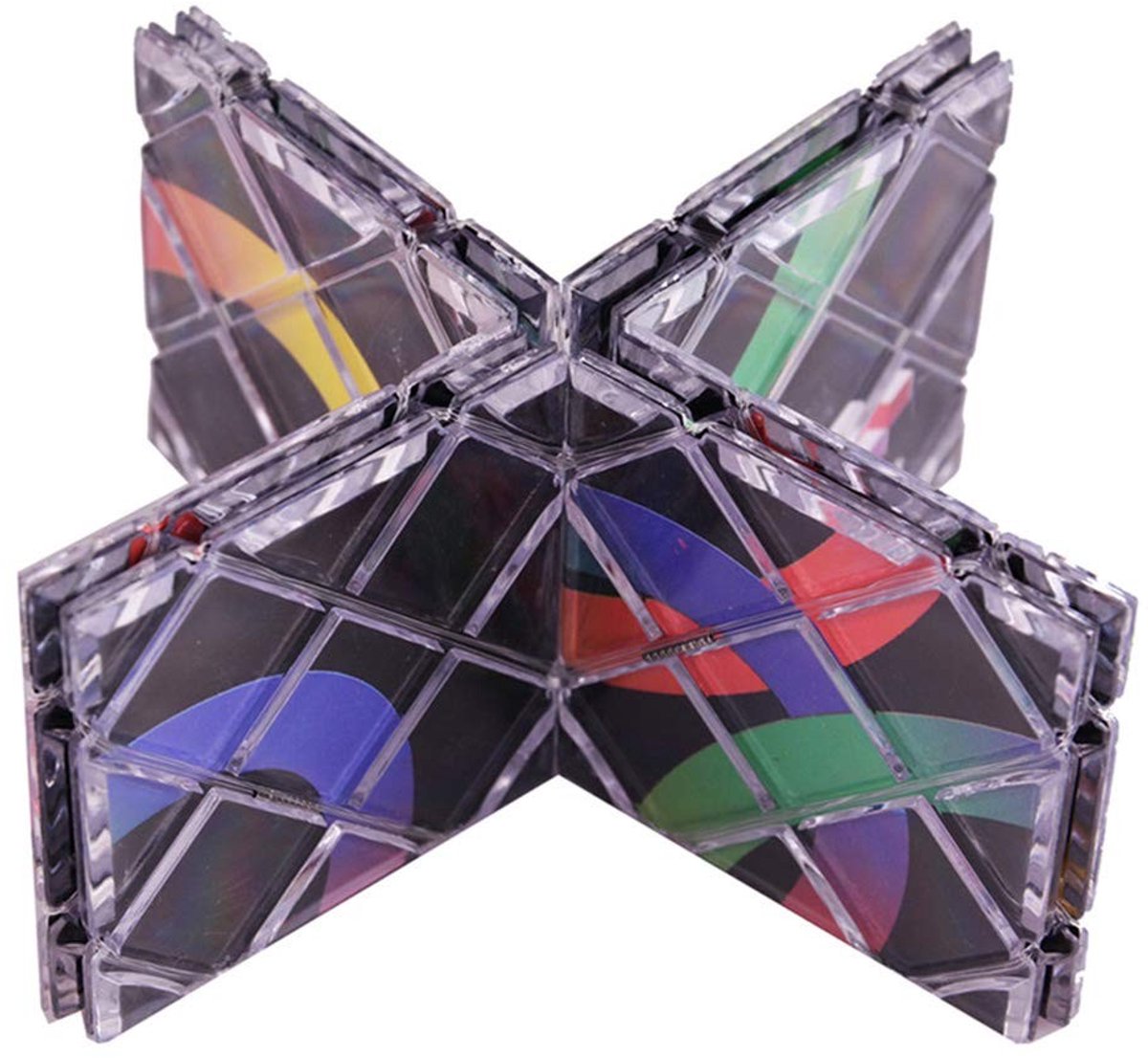 Dailygoods- Puzzelkubus Magisch - Opvouwbaar Speelgoed - Puzzel Spel - Hand-oogcoördinatie - Geschikt voor 6 jaar en ouder - Stevige Structuur - Puzzelspel