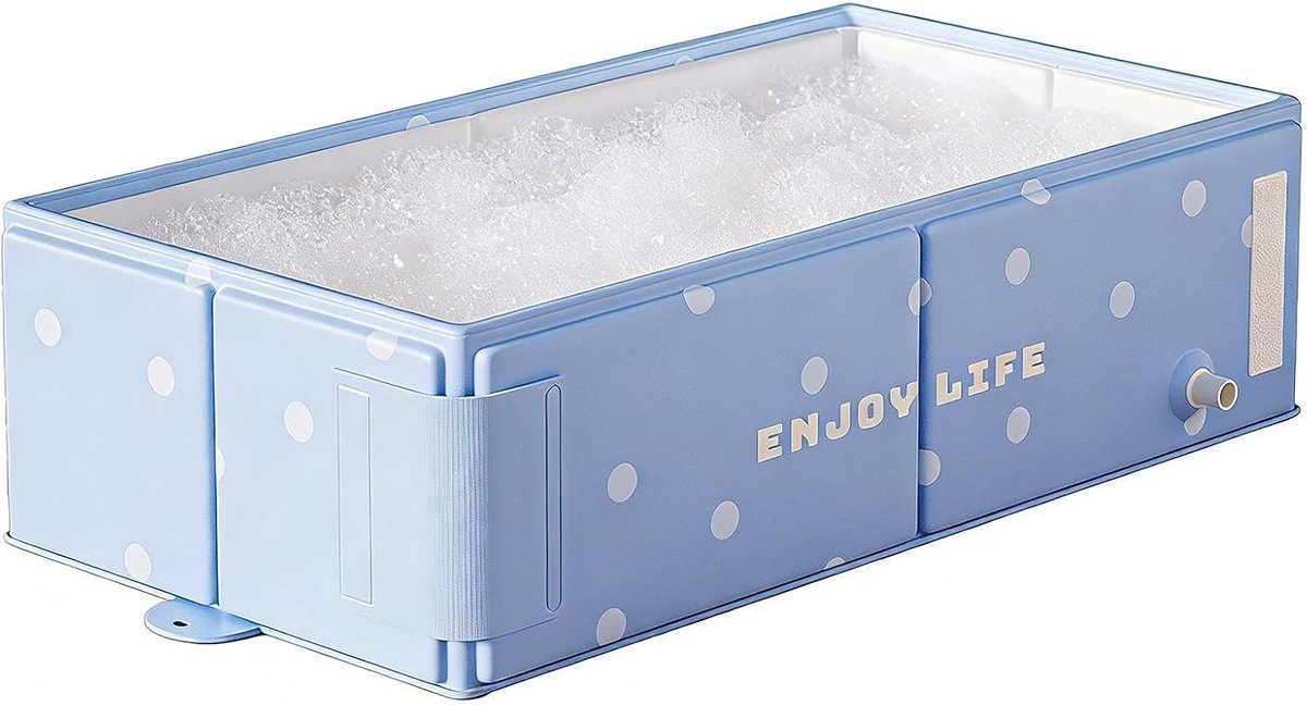 Inklapbaar Bad - Opvouwbare Waterbak - Baby's Wassen - Direct Klaar voor Gebruik - 76 x 40 x 21 cm