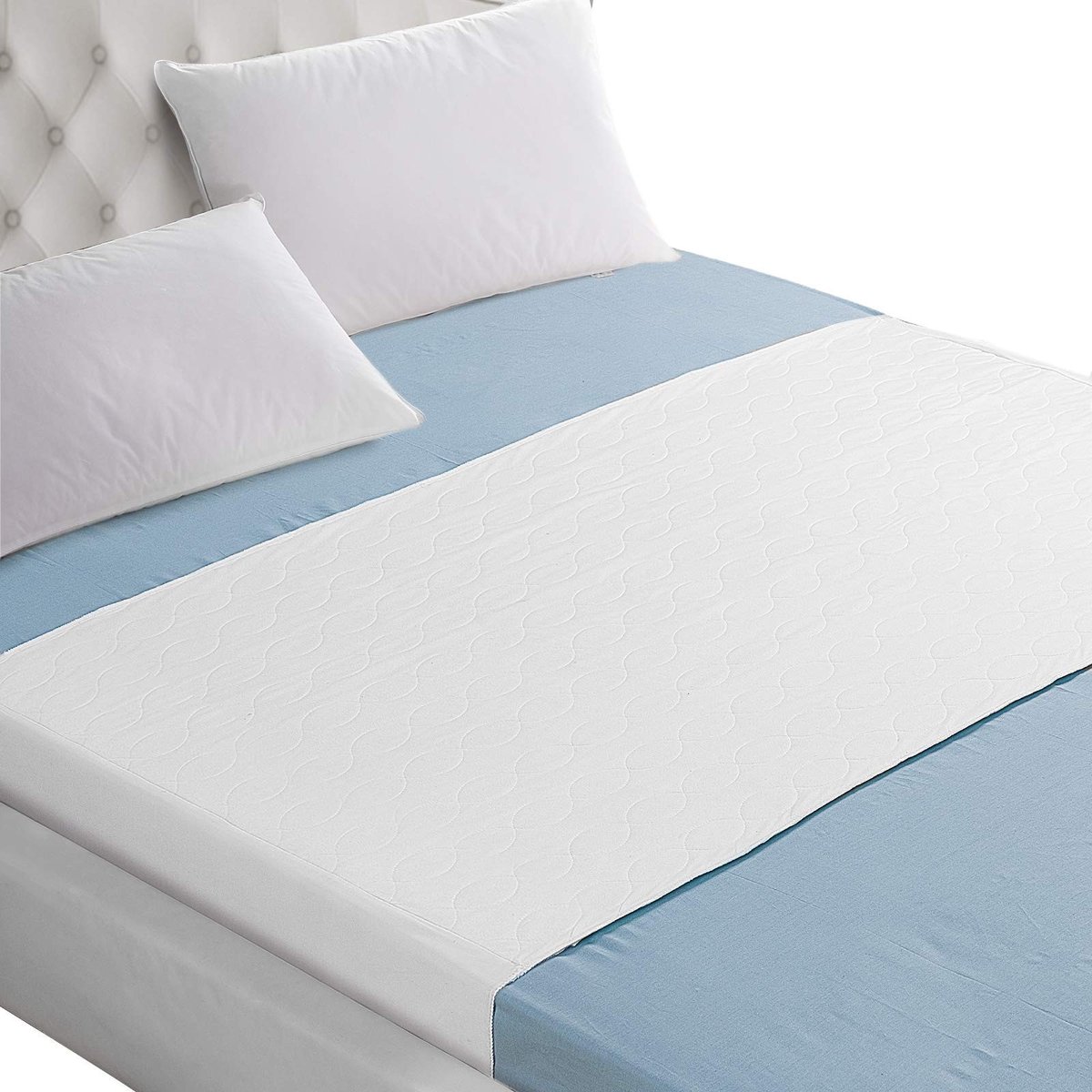 Dailygoods- Onderlegger Waterdicht - Wasbare Incontinentieonderlegger - Matrasonderlegger 90x200 - Herbruikbare Onderlegger - Comfortabele Bedmat - Geschikt voor Baby's en Volwassenen