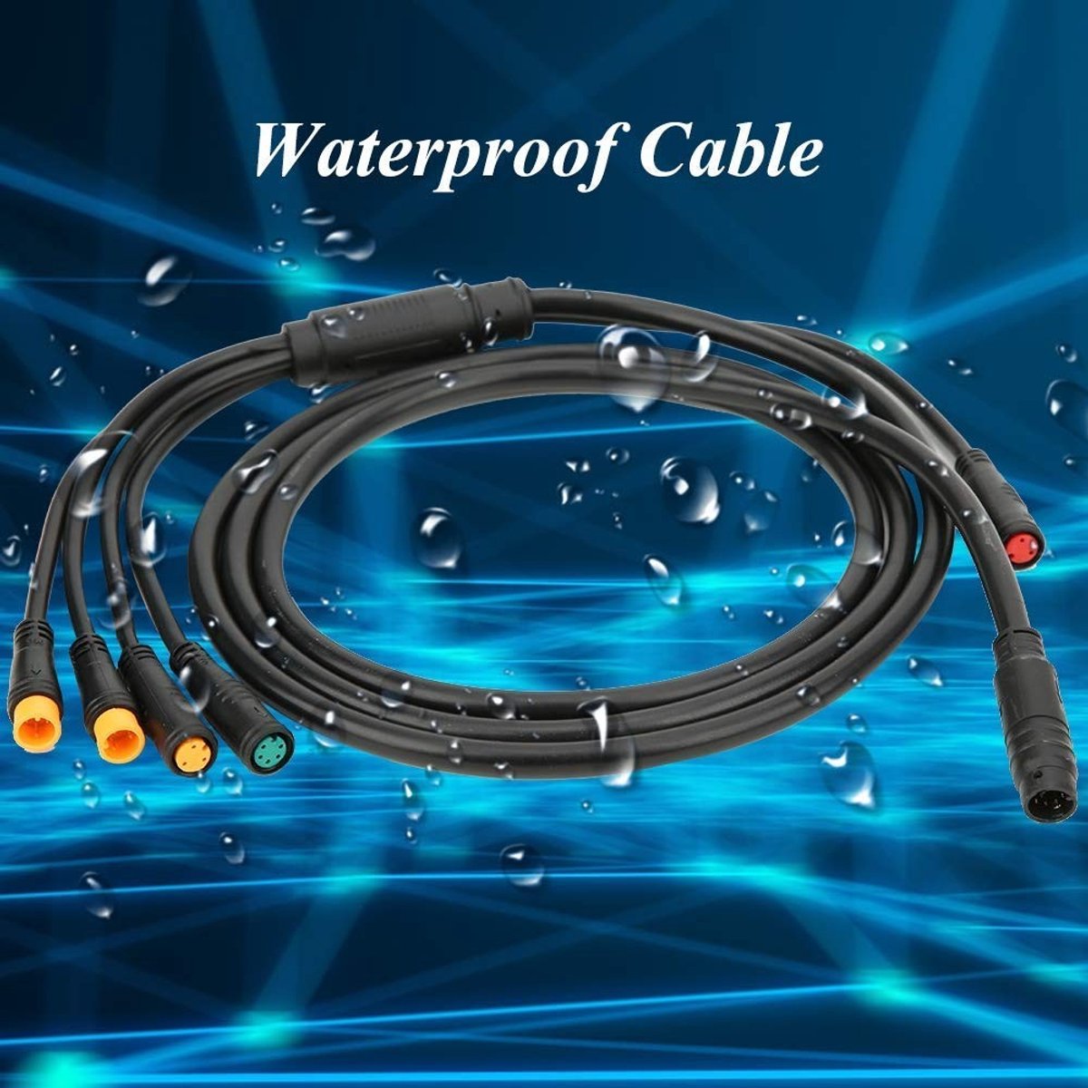 Dailygoods - Waterdichte Geïntegreerde Fietskabel voor Ebike